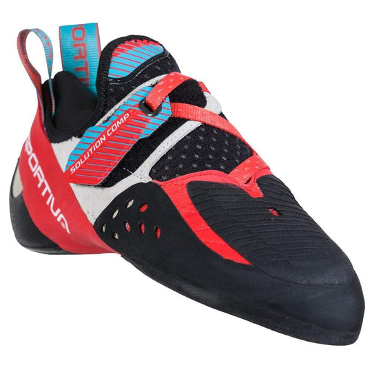 La Sportiva Solution Comp Womens Hibiscus/Malibu Blue Climbing Shoe
