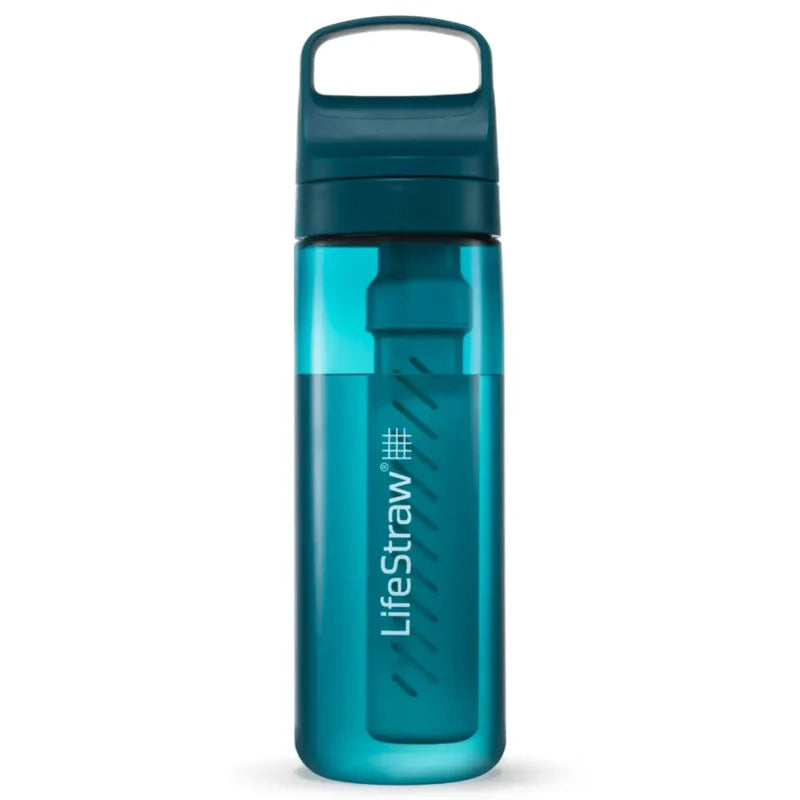 LifeStraw Go 2.0 Water Filter Bottle 650ml Laguna Teal