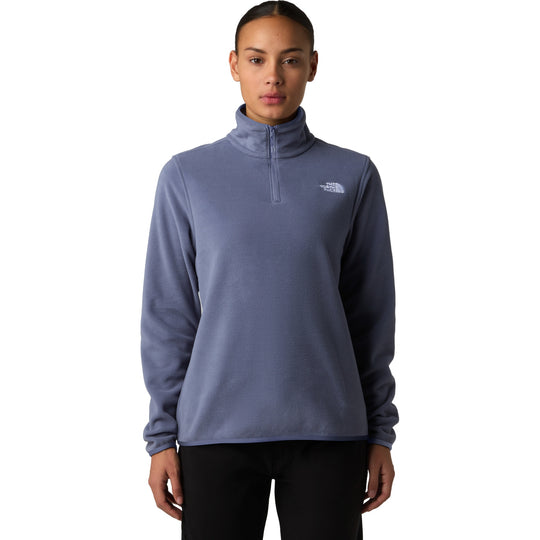 The North Face Womens Glacier Fleece 1/4 Zip Jacket Twilight Galaxy