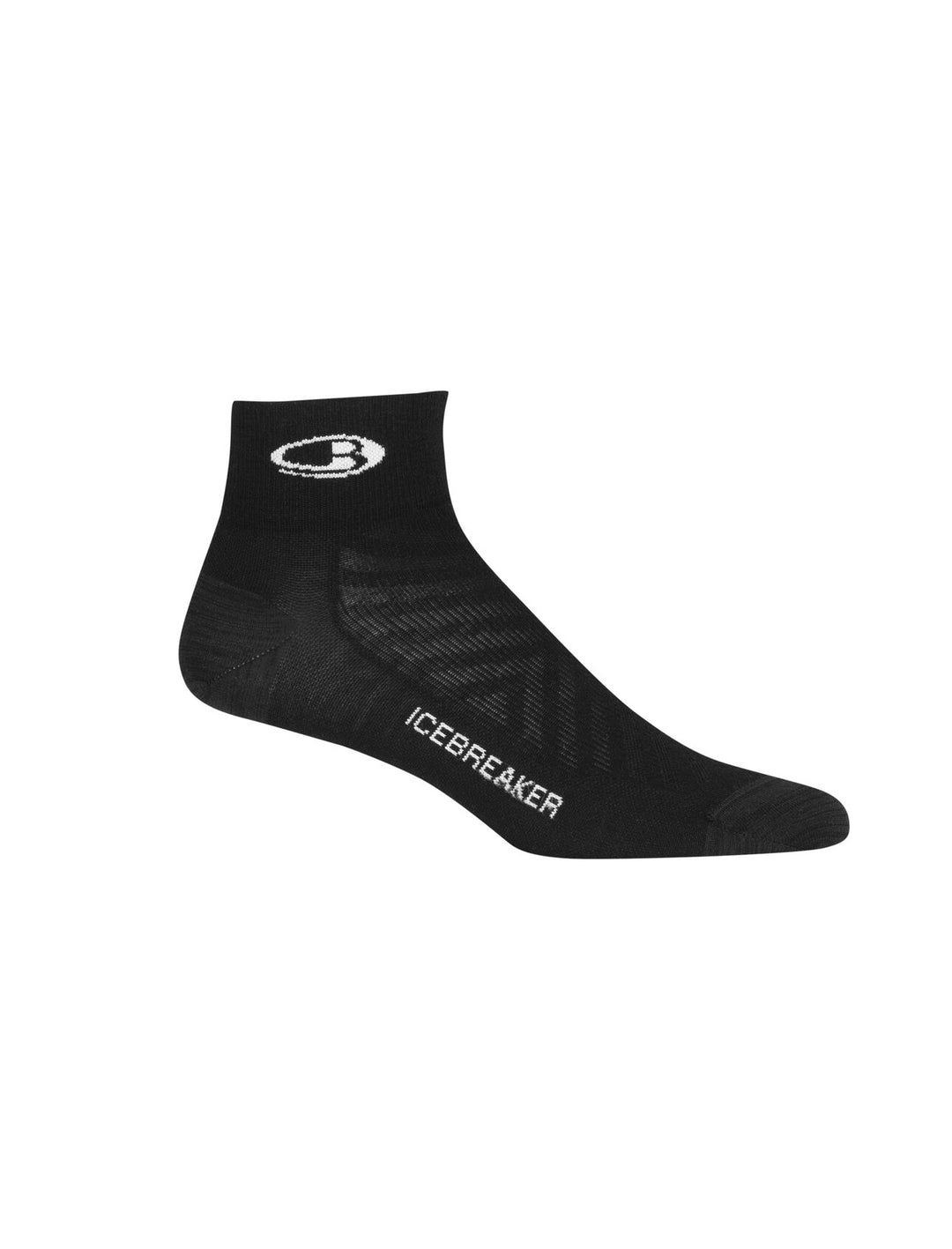 Icebreaker Womens Run+ Ultralight Mini Black