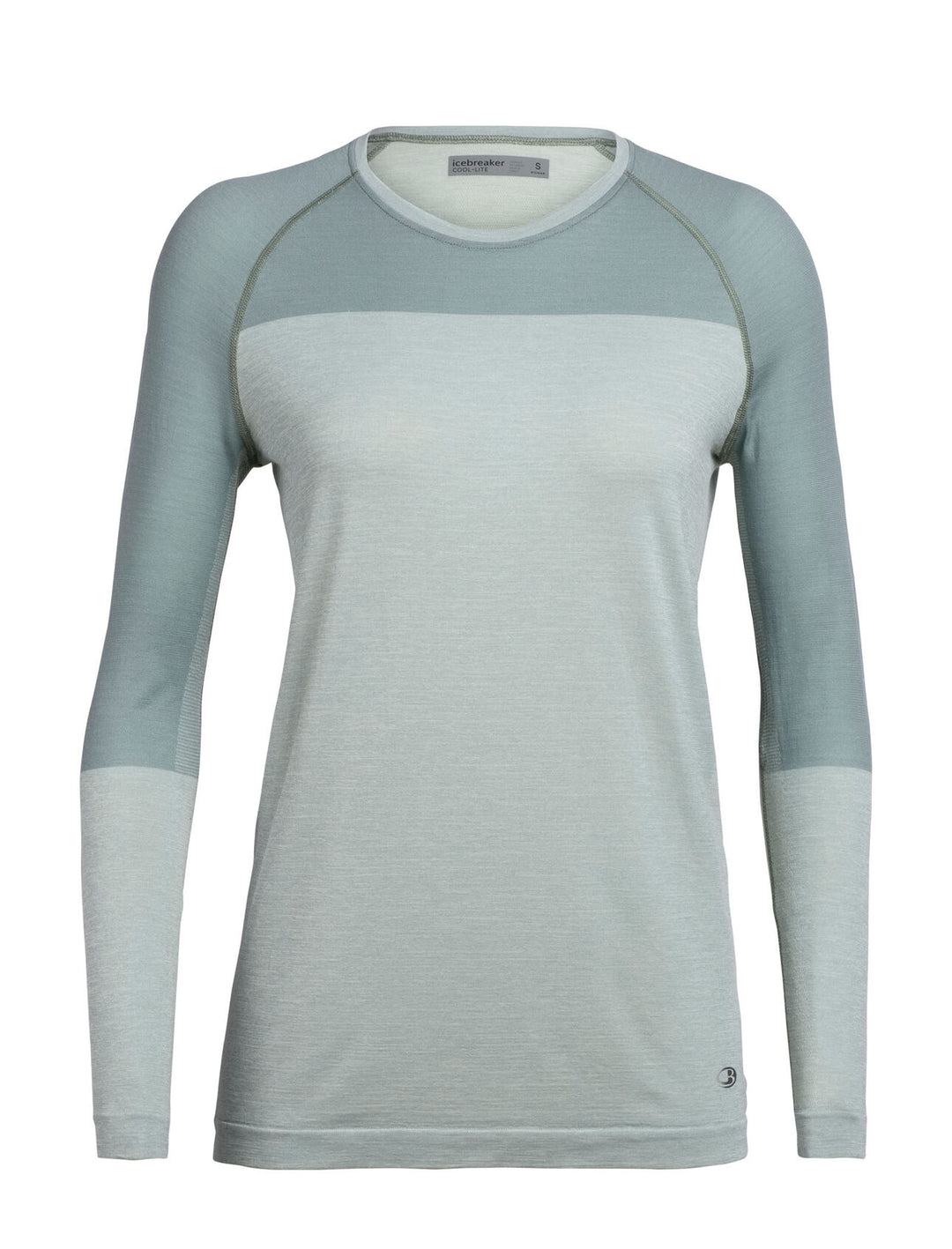 Icebreaker Womens Motion Seamless LS Crewe Frost