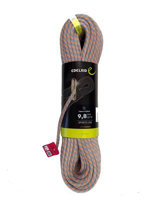 Edelrid Taipan II 9.8mm Dynamic Climbing Rope 70m - Icemint/Sahara