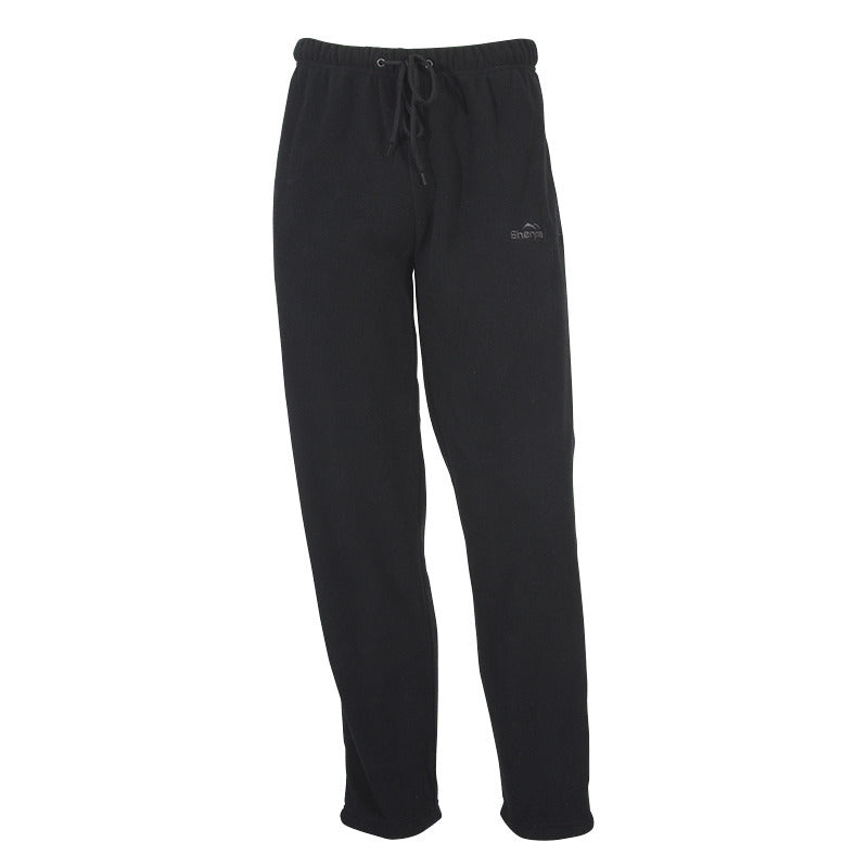 Sherpa Fleece Pants Black