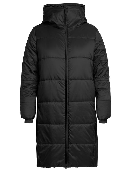 Icebreaker Womens Collingwood 3Q Hooded Jacket Black