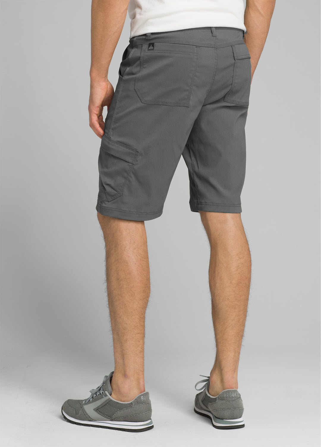 PRANA STRETCH ZION SHORT CHARCOAL