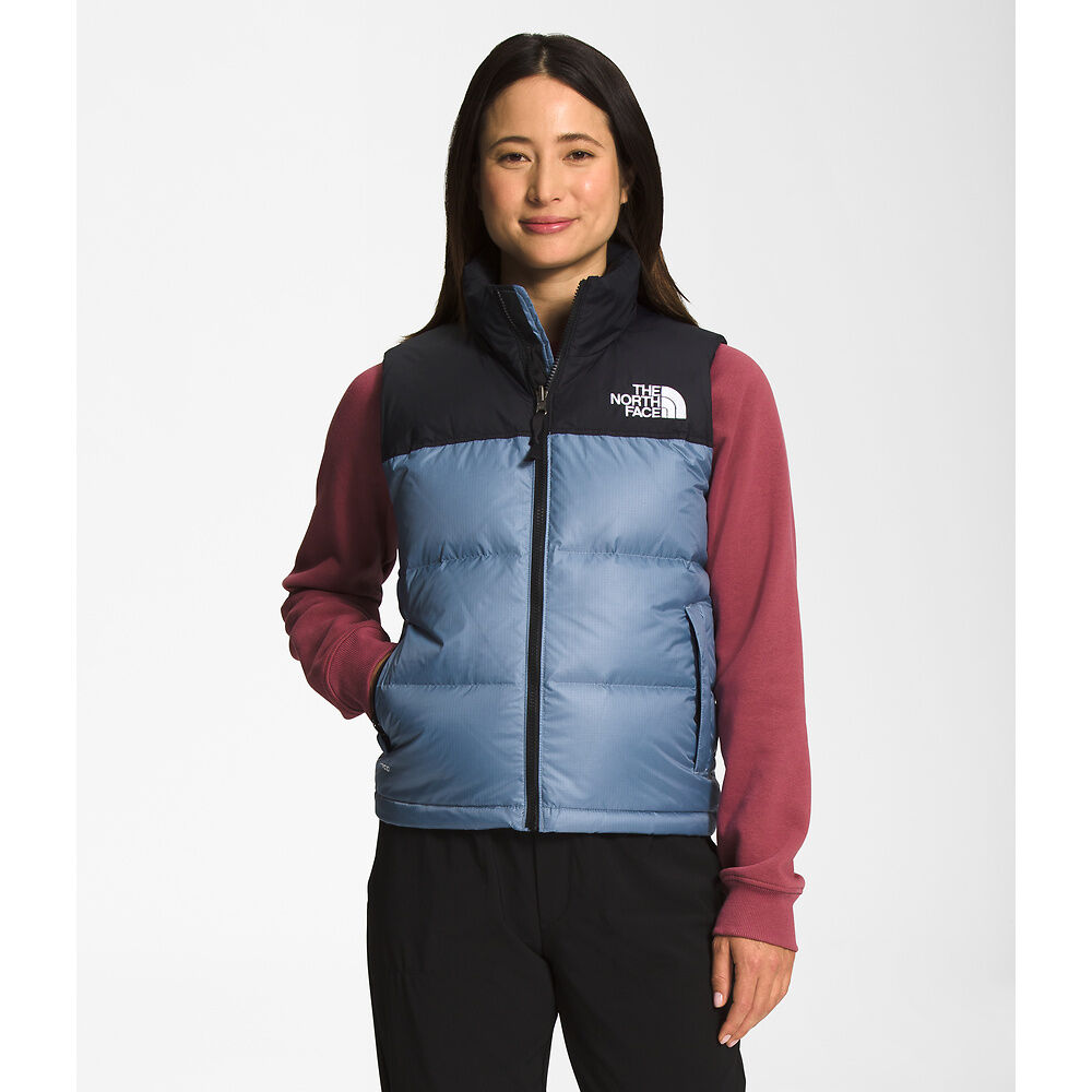 The North Face Womens 1996 Retro Nuptse Vest Folk Blue – Summit Gear