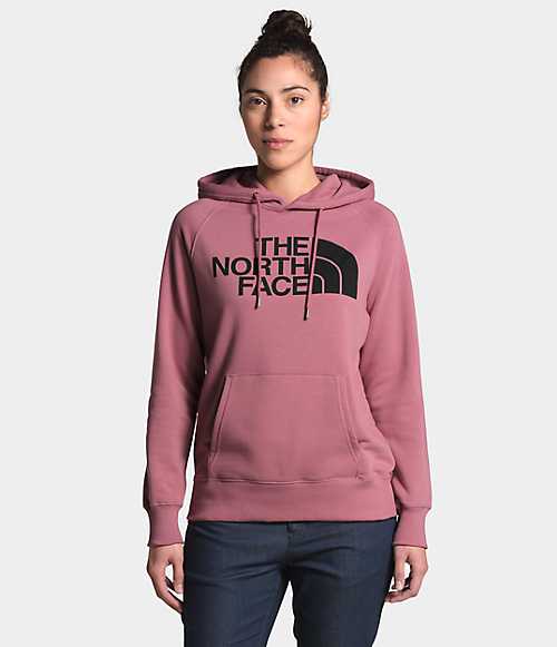 The North Face Womens Half Dome Pullover Hoodie Mesa Rose