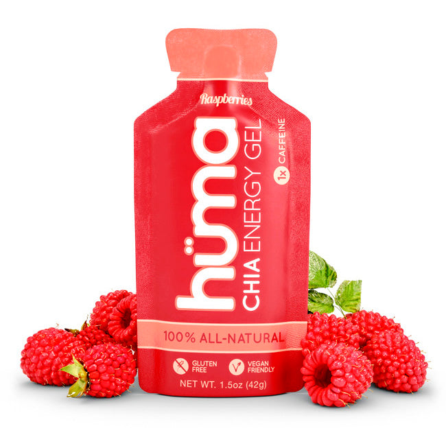 Huma Energy Gels Original Raspberries 25mg Caffeine