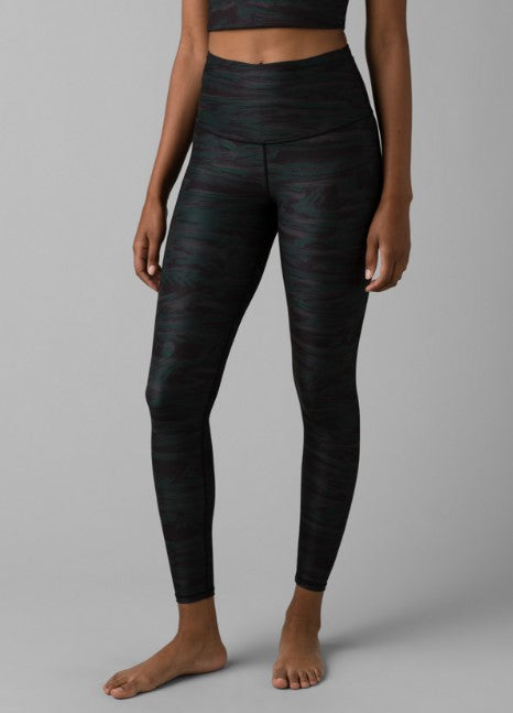 Prana Womens Layna 7/8 Legging Printed Black Travertine
