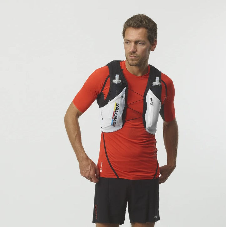 SALOMON ADV SKIN 12 RACE FLAG BLACK/WHITE