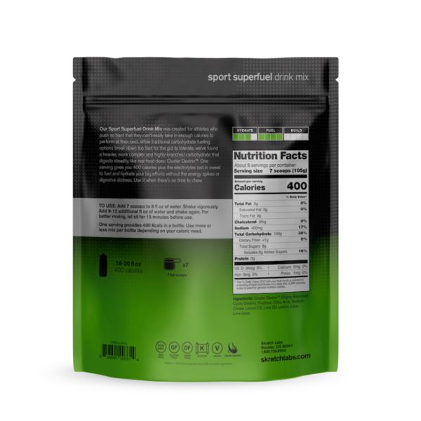 Skratch Sport Superfuel Drink Mix 840g