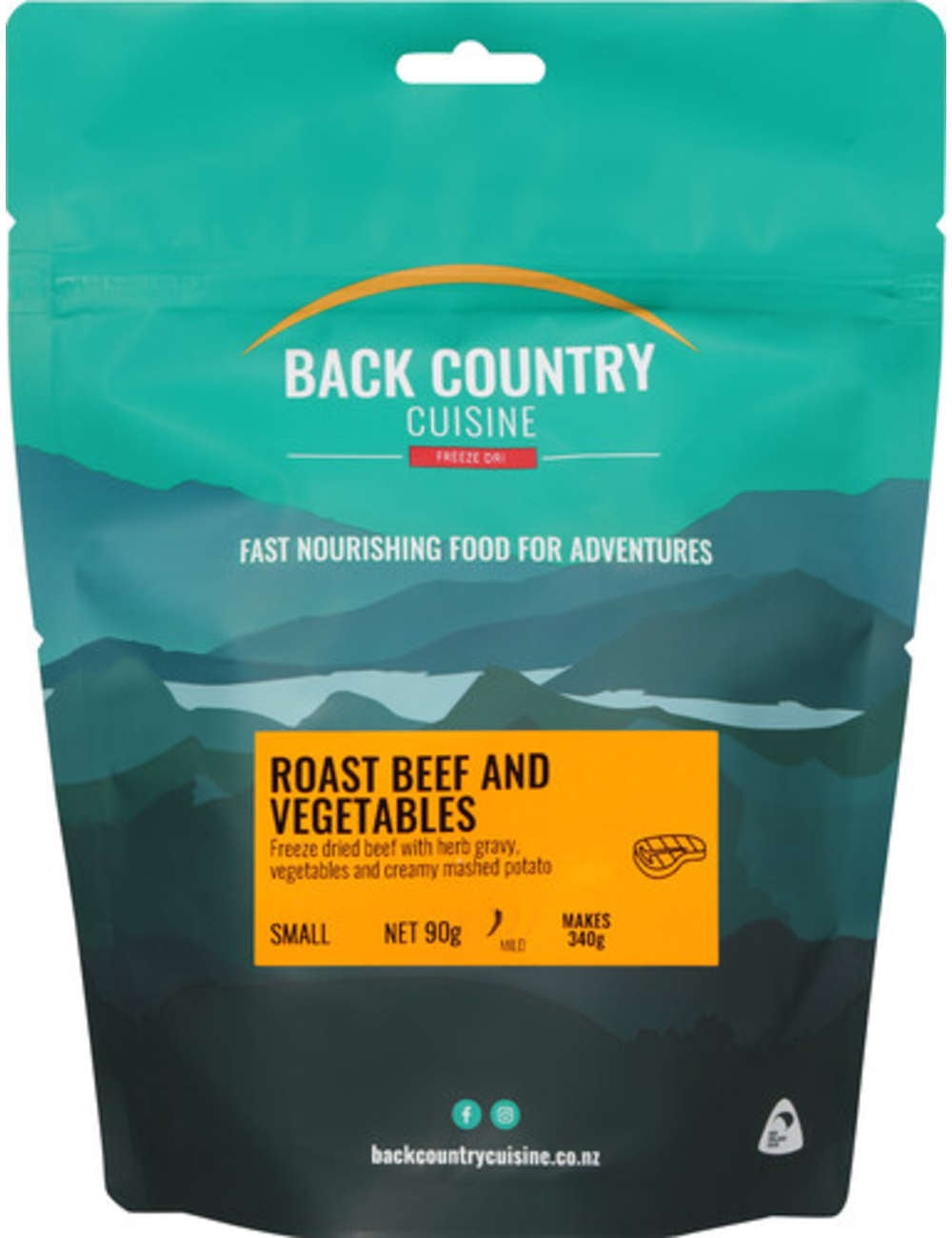 BACKCOUNTRY ROAST BEEF AND VEG SINGLE