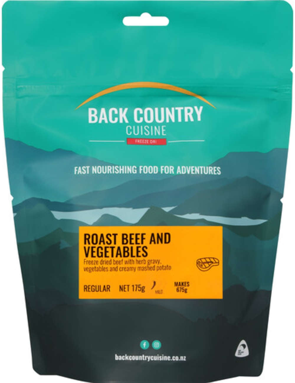 BACKCOUNTRY ROAST BEEF AND VEG DOUBLE