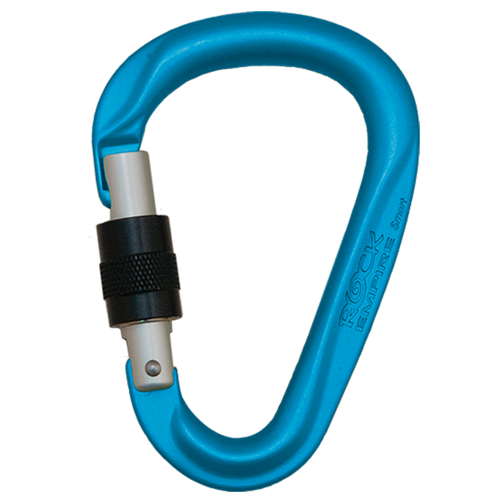 Rock Empire Smart Screw aqua Carabiner