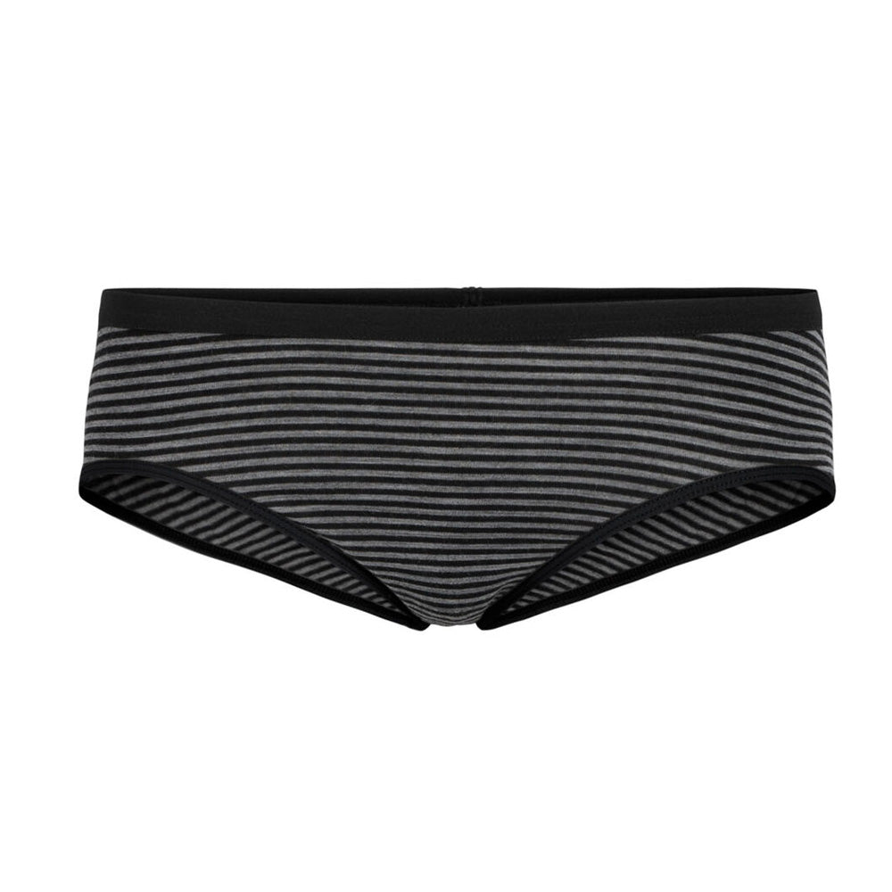 Icebreaker Womens Siren Hipkini Stripe Gritstone Heather