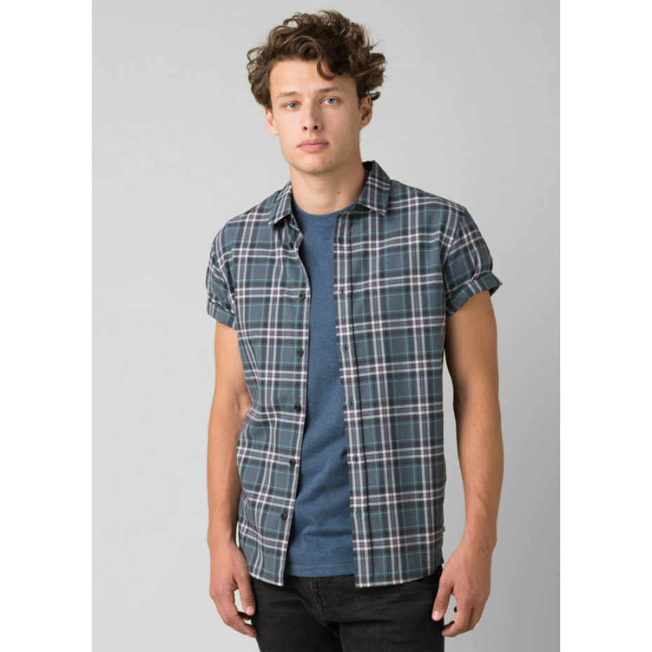 Prana Graden Shirt - cotton Chalkboard