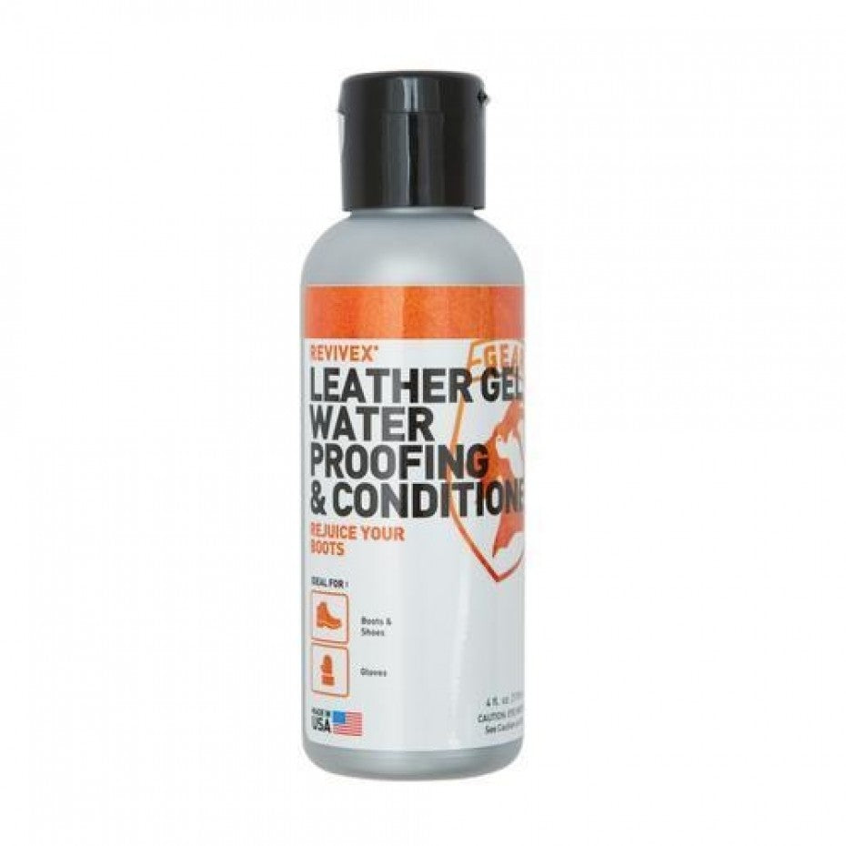 GEAR AID REVIVEX LEATHER GEL WATER REPELLENT AND CONDITIONER