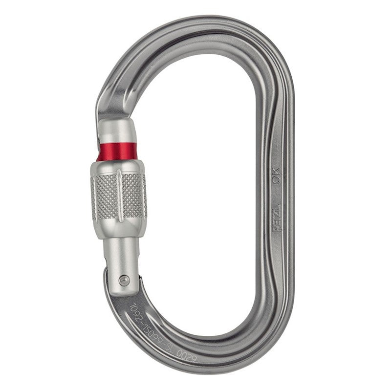 Petzl OK Screw Lock Climbing Carabiner