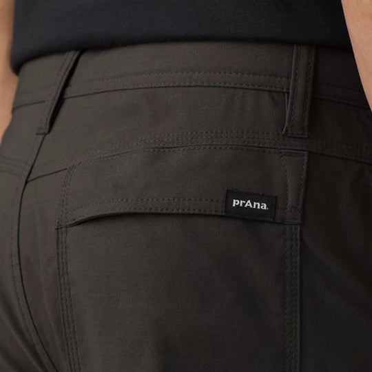 Prana Stretch Zion Short II 12 Dark Iron