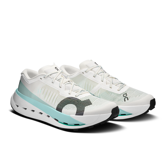 On Cloudultra Pro Mens Trail Running Shoes Ivory Celeste