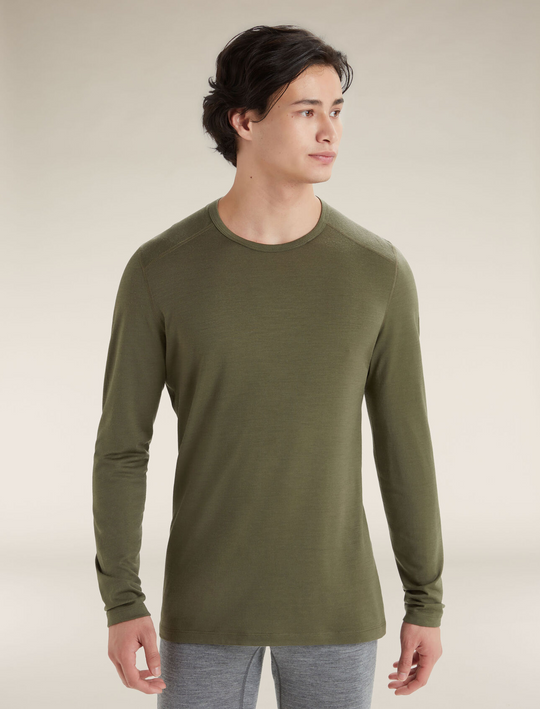 Icebreaker Mens 200 Oasis LS Crewe Loden