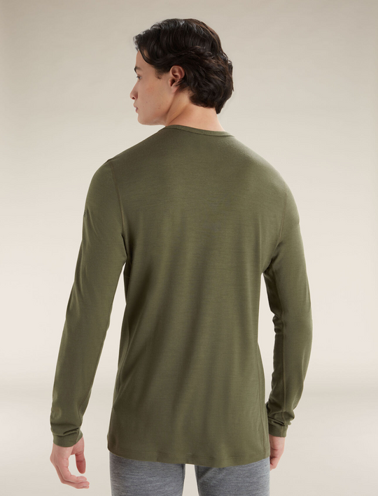 Icebreaker Mens 200 Oasis LS Crewe Loden