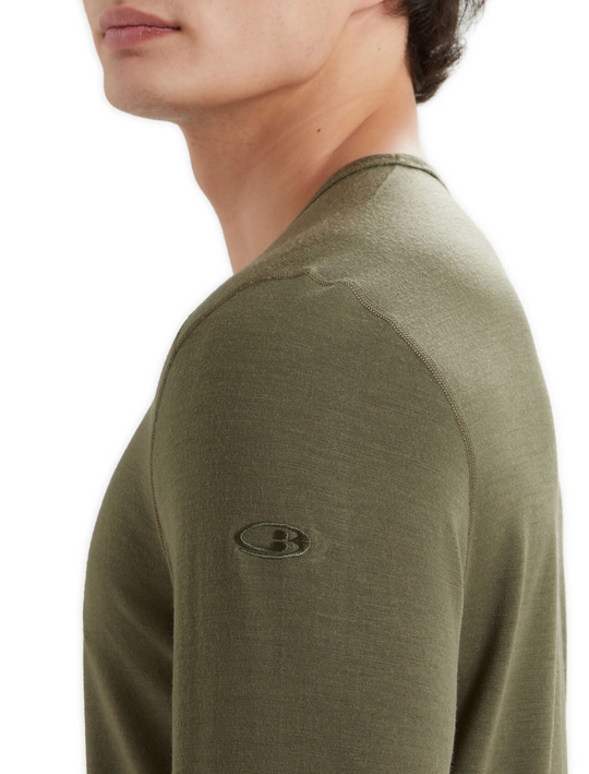 Icebreaker Mens 200 Oasis LS Crewe Loden