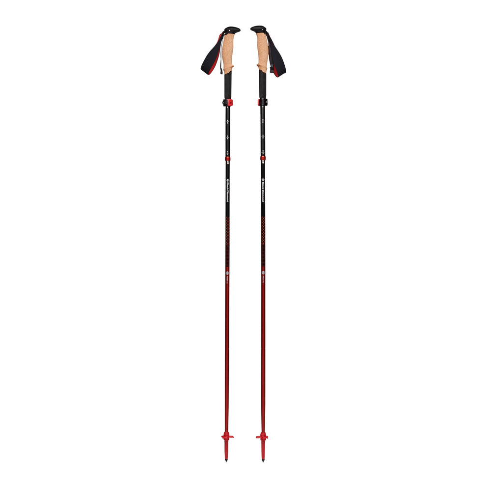 Black Diamond Pursuit FLZ Trekking Poles S23 - Black/Octane