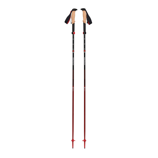 Black Diamond Pursuit FLZ Trekking Poles S23 - Black/Octane