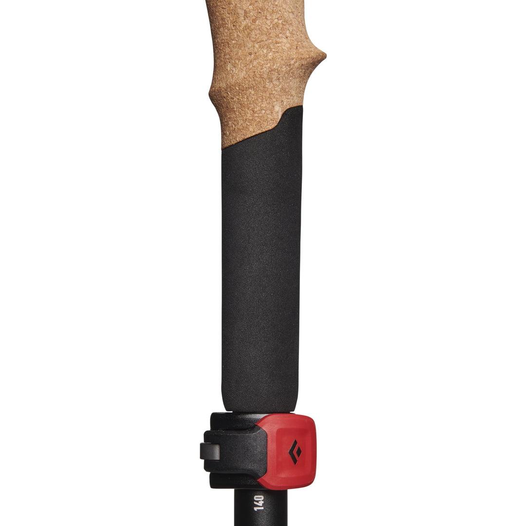 Black Diamond Pursuit FLZ Trekking Poles S23 - Black/Octane
