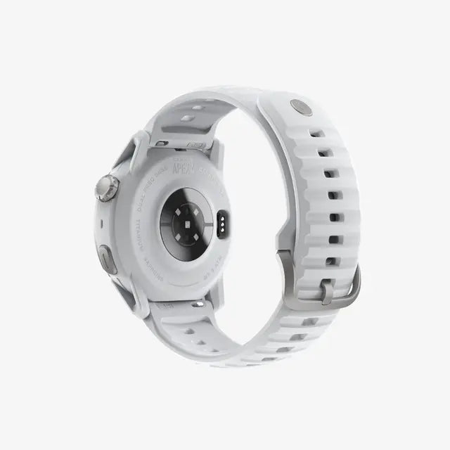 COROS APEX 4 GPS Sports Watch White 42mm w/ silicone band