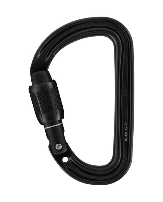 Petzl Smd Screw Lock Carabiner Black