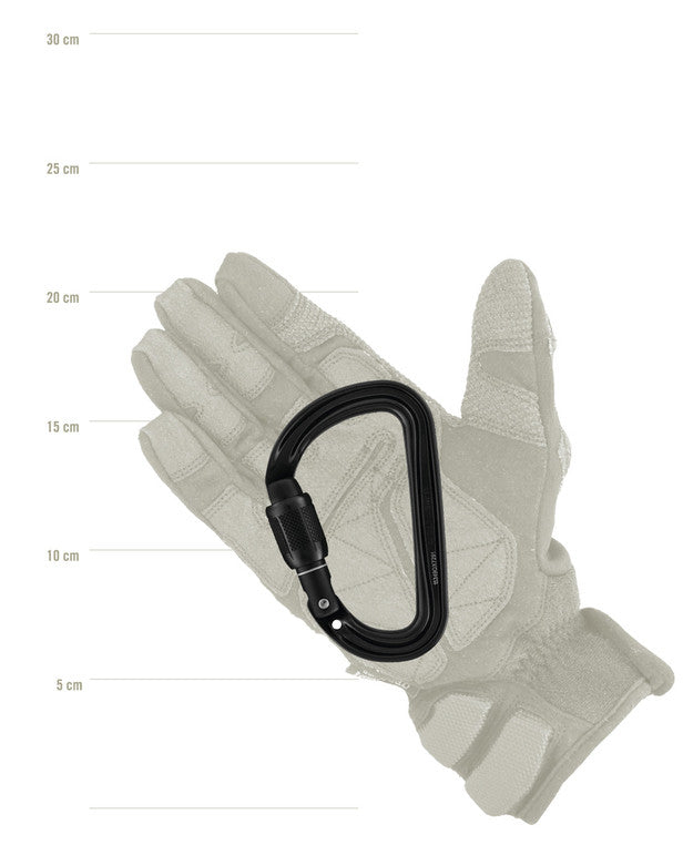 Petzl Smd Screw Lock Carabiner Black