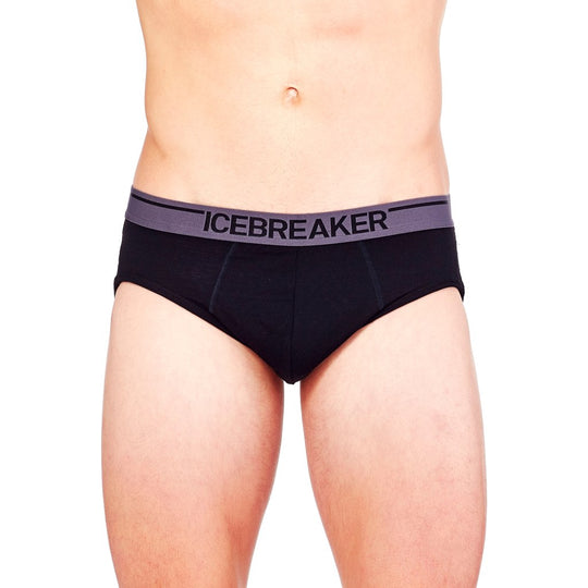 Icebreaker Mens Anatomica Briefs Black/Monsoon