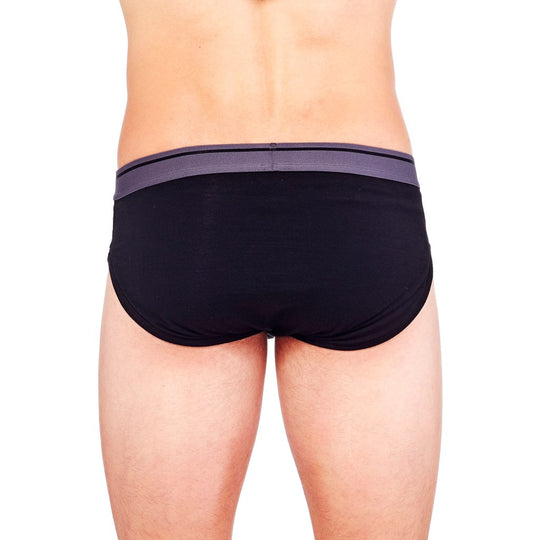 Icebreaker Mens Anatomica Briefs Black/Monsoon