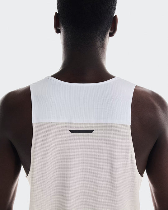 On Performance-T Men White Silver