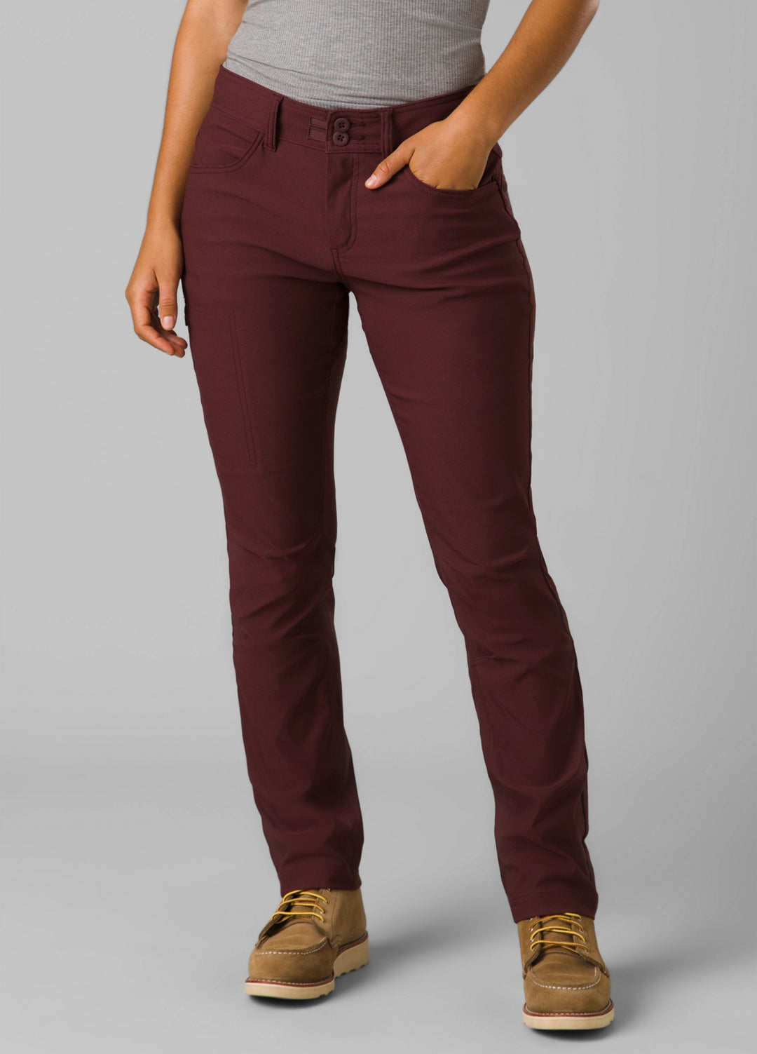 PRANA Womens Halle Straight Pant II Reg Cacao