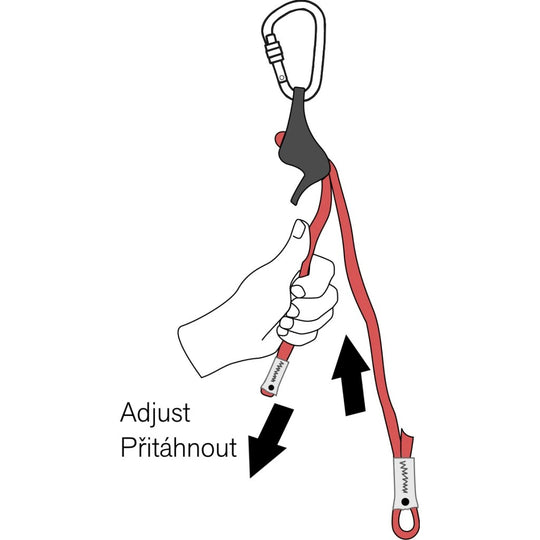 Rock Empire PIP Guide Adjustable Climbing Lanyard
