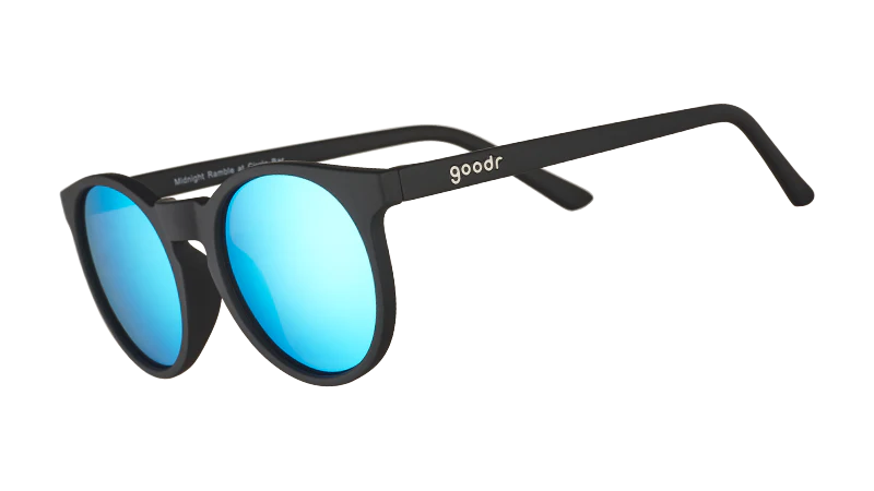 Goodr CGs Sunglasses Midnight Ramble at a Circle Bar