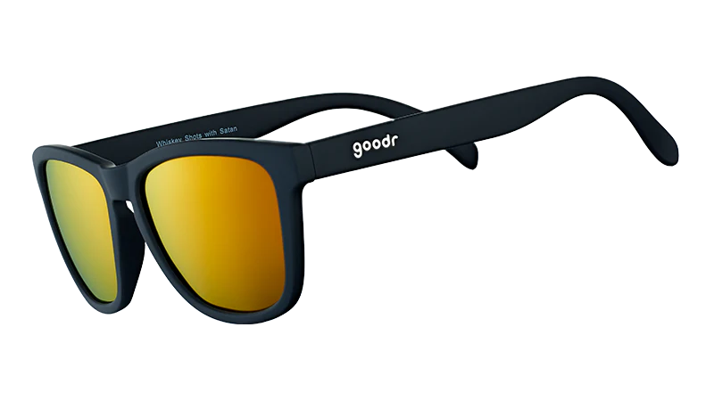 Goodr OG Sunglasses Whiskey Shots with Satan