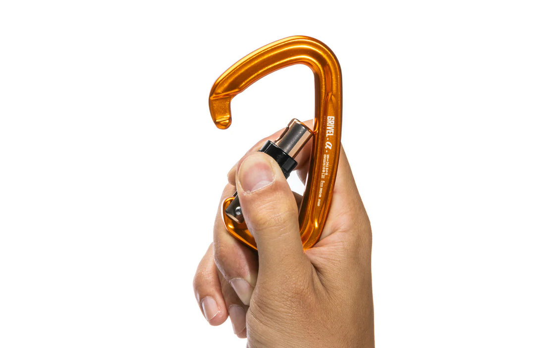 Grivel K1N Alpha Screw Lock Locking Carabiner – Summit Gear