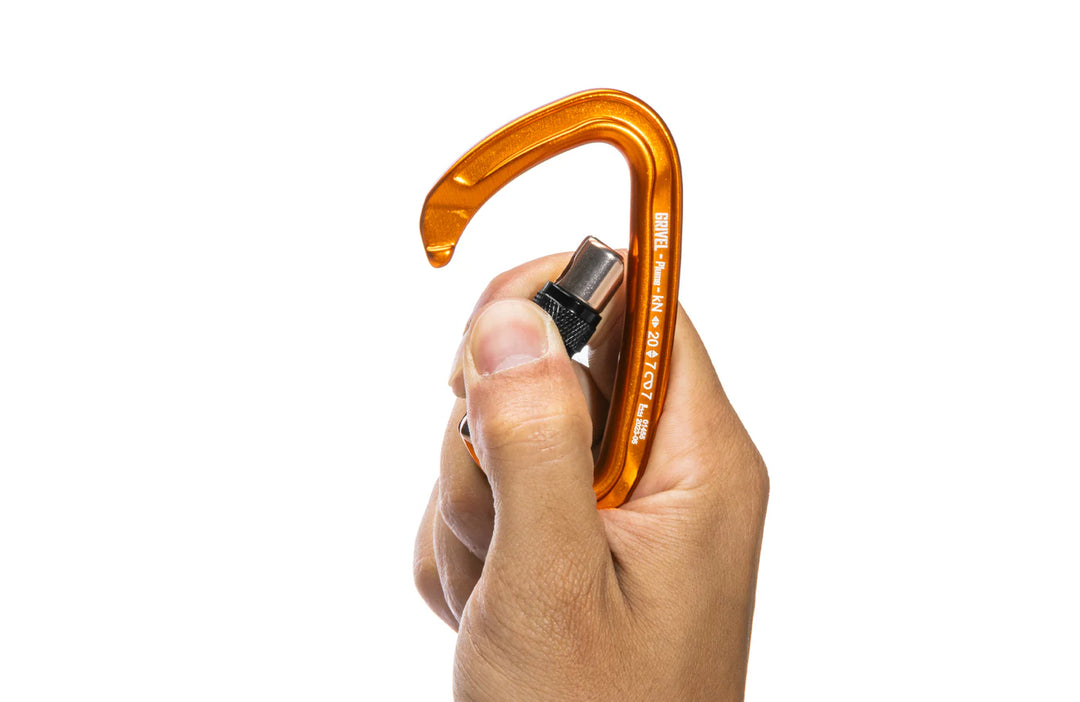 Grivel K3N Plume Screw Lock Climbing Carabiner