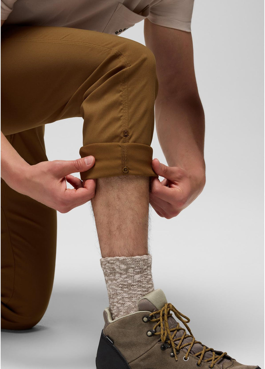 Prana Stretch Zion Mens Straight Pant 30 Inseam Sepia