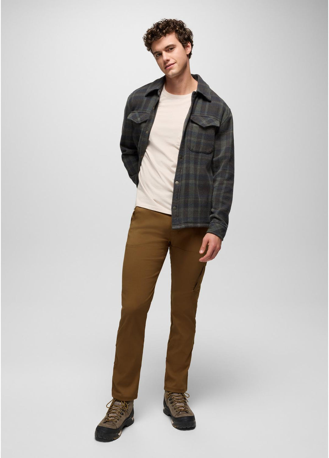 Prana Stretch Zion Mens Straight Pant 30 Inseam Sepia