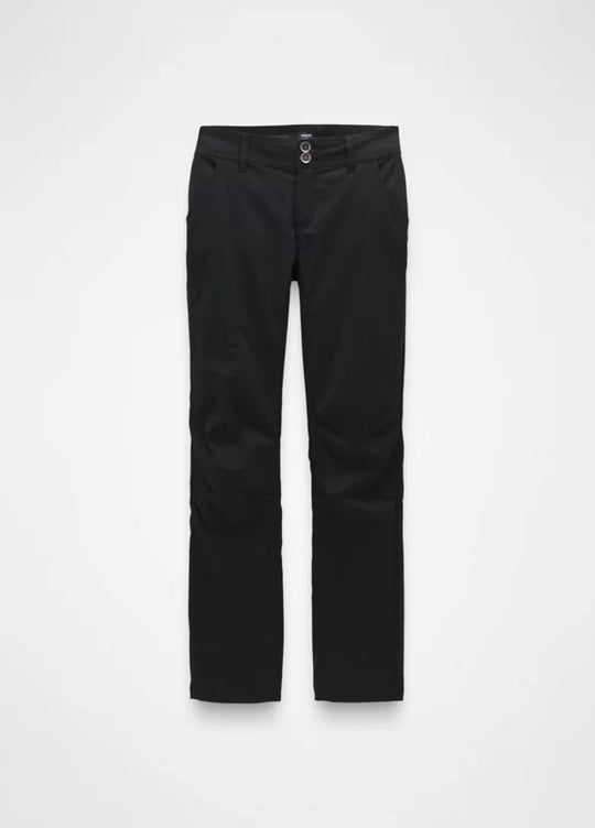 Prana Womens Halle Straight Pant Regular Inseam Black
