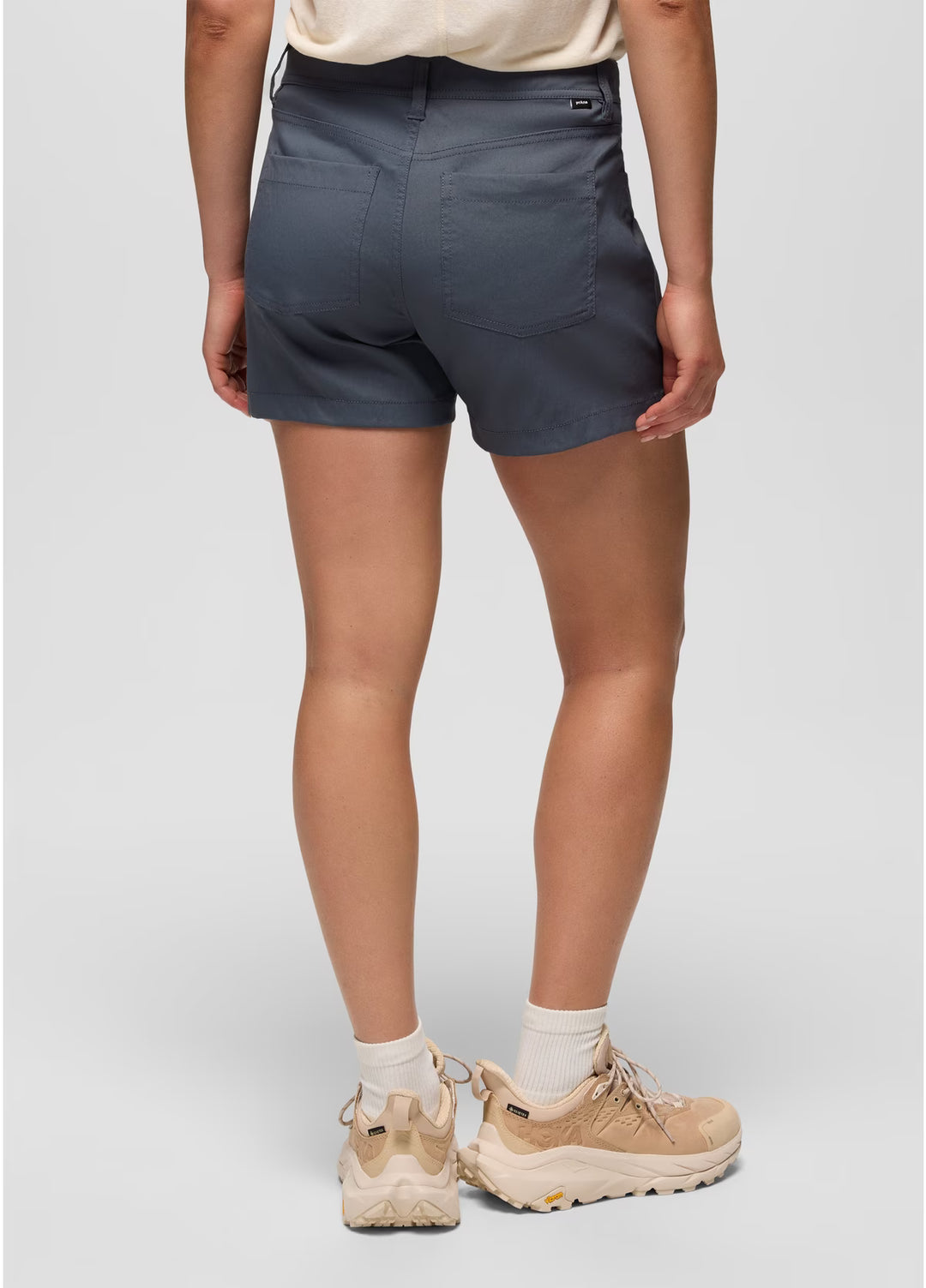Prana Wmns Stretch Zion Halle Short Thundercloud 5 Inch Inseam