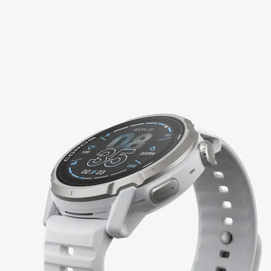 COROS APEX 4 GPS Sports Watch White 42mm w/ silicone band