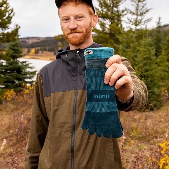 Injinji Trail Midweight Mini-Crew Midnight