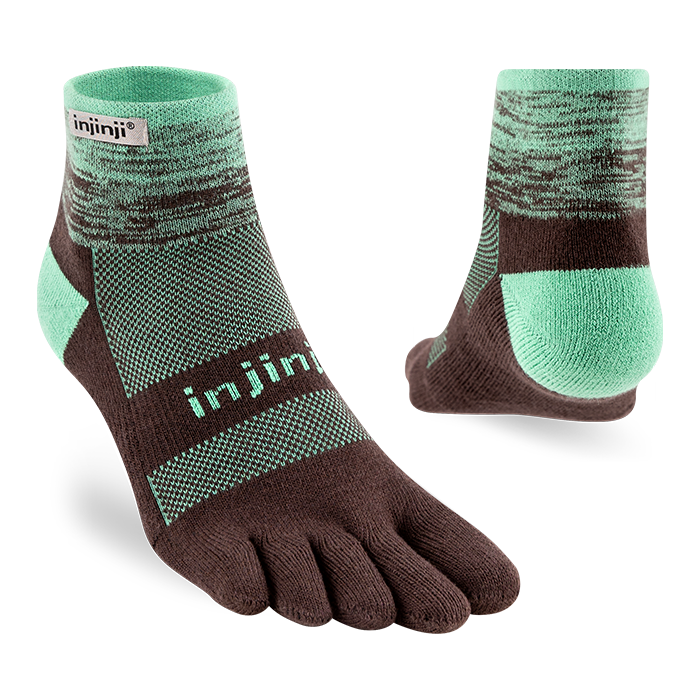 Injinji Trail Midweight Mini-Crew Mint