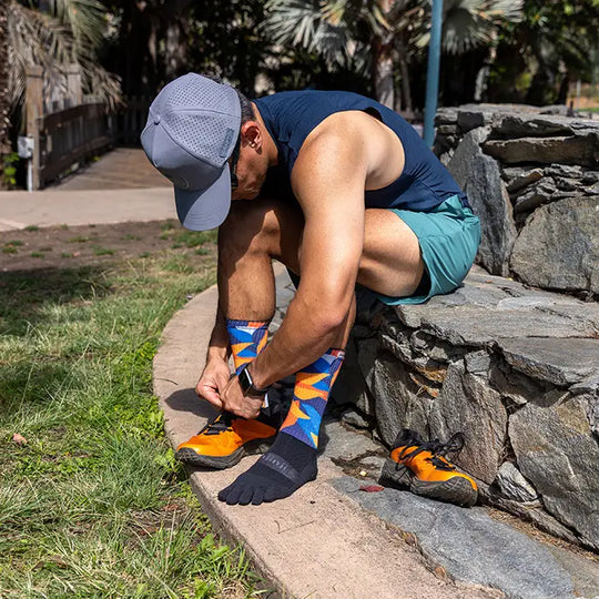 Injinji Spectrum Trail Midweight Crew Botanic